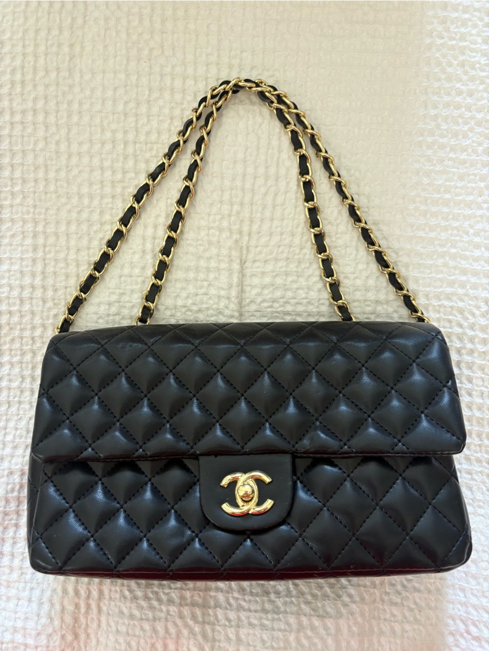 REP Quilted flap bag